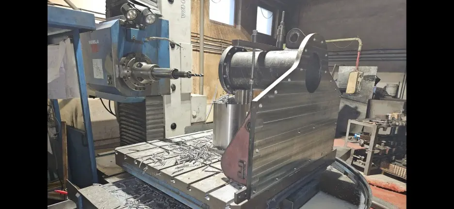 Mechanické obrábanie zváraného dielu